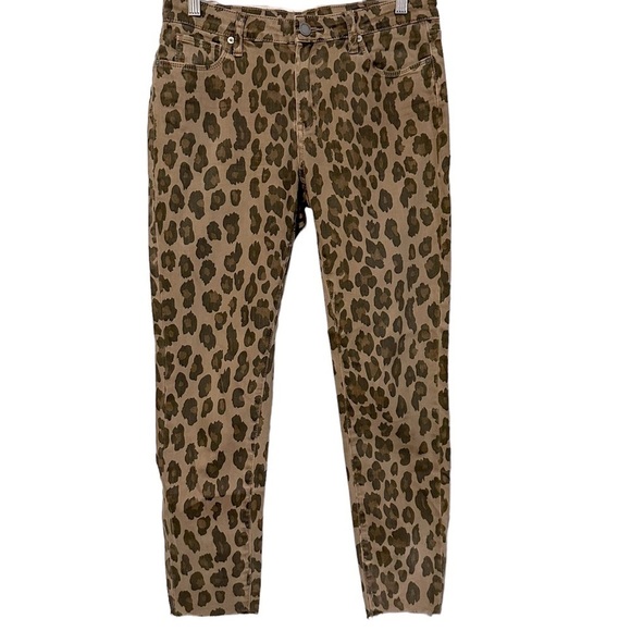 Blank‎ NYC The Reade Crop Skinny Camo Jeans Size 28 Animal Print 98TD1634MXI - Picture 1 of 9